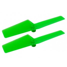 Long Plastic Tail Blade 47mm (GREEN) - T-REX 150 DFC/150 X
