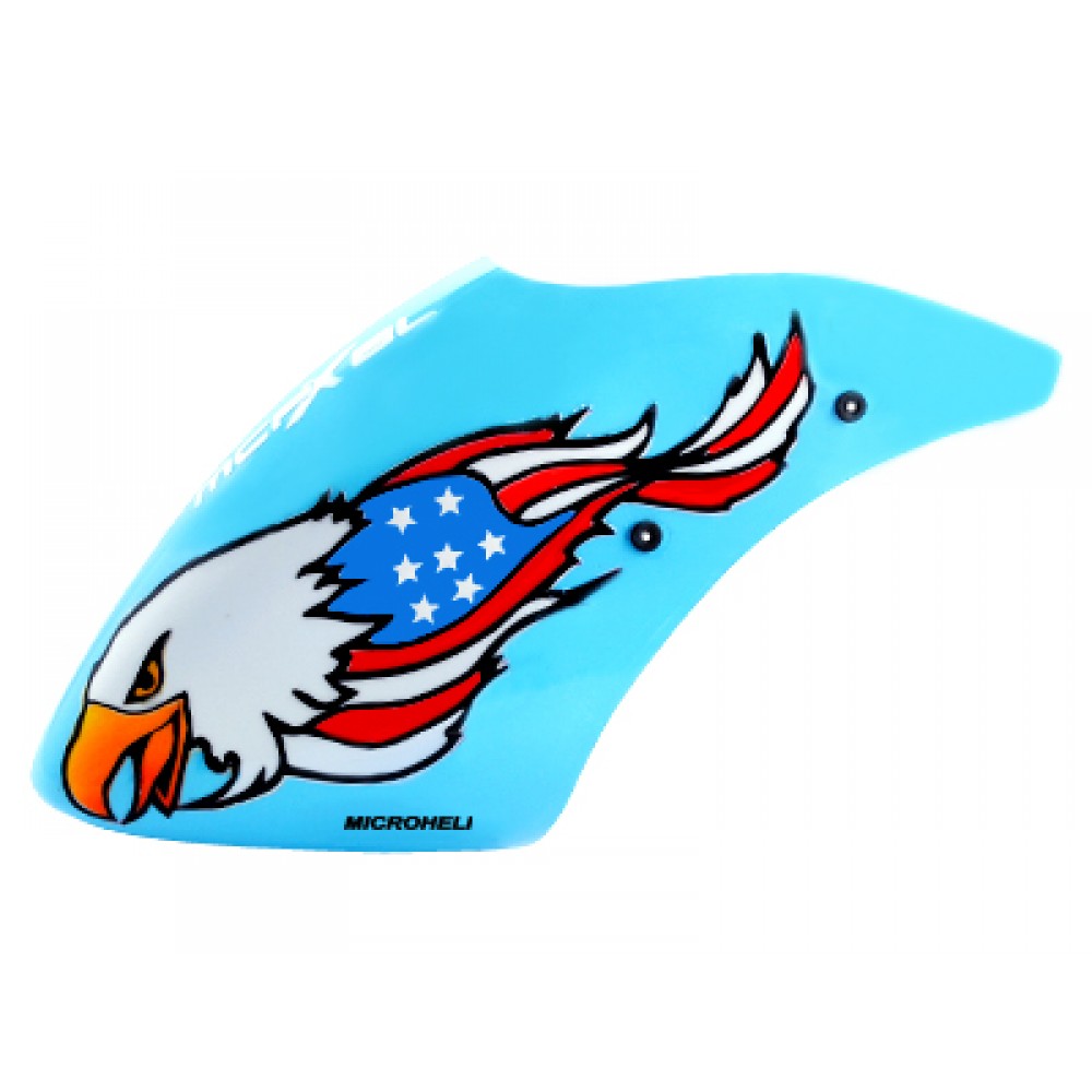 Airbrush Fiberglass American Eagle Flag Canopy - MCPXBL Airbrush Fiberglass American Eagle Flag Canopy - MCPXBL