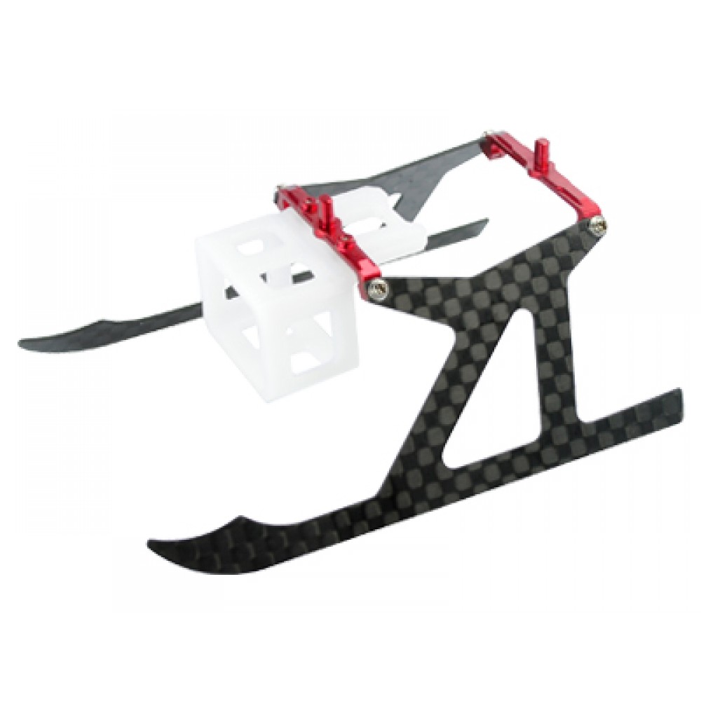 Aluminum/Carbon Fiber Landing Gear "A" Style (RED) - MCPXBL Aluminum/Carbon Fiber Landing Gear "A" Style (RED) - MCPXBL