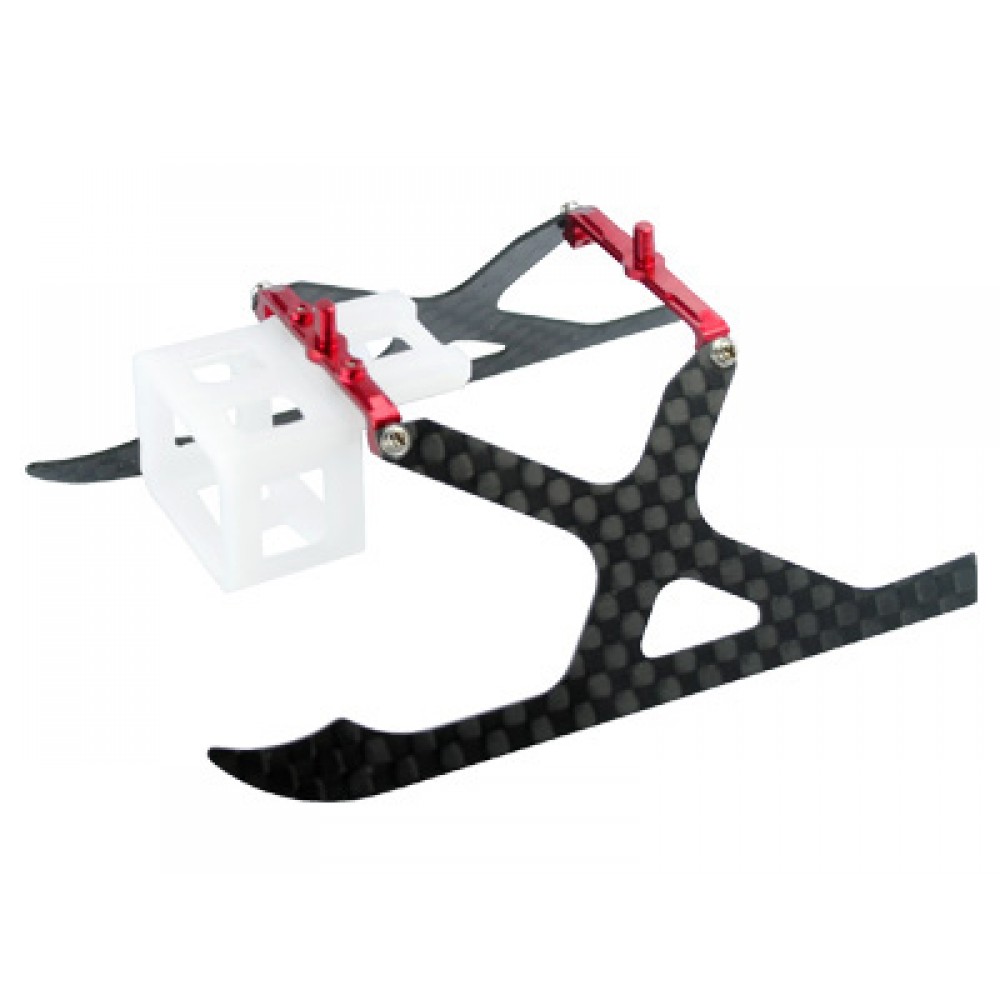Aluminum/Carbon Fiber Landing Gear "X" Style (RED) - MCPXBL Aluminum/Carbon Fiber Landing Gear "X" Style (RED) - MCPXBL