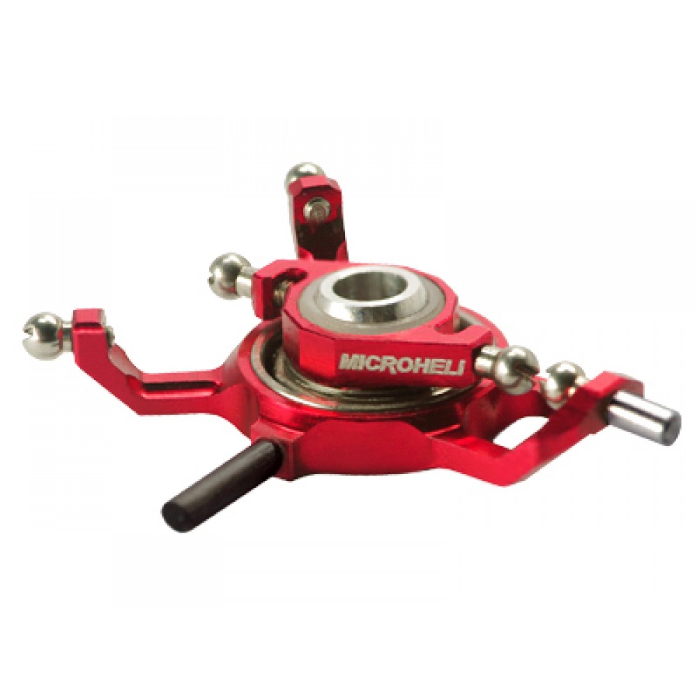 Precision CNC Aluminum X Swashplate (RED) - BLADE MCPXBL / BL2 Precision CNC Aluminum X Swashplate (RED) - BLADE MCPXBL / BL2