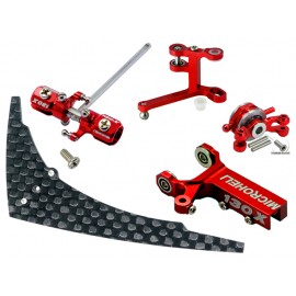 CNC Blade 130 X Tail Power package (RED) - BLADE 130X