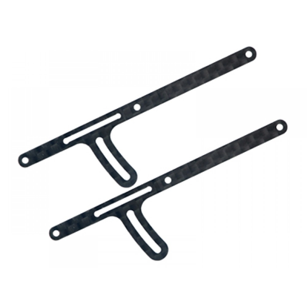 Carbon Fiber Battery Mount Support set (for MH Frame series) Carbon Fiber Battery Mount Support set (for MH Frame series)