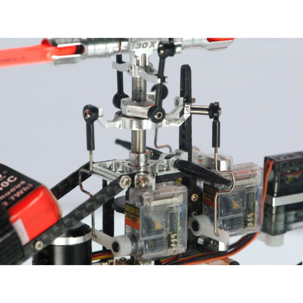 Aluminum/Carbon Fiber X Frame (Rotary Servo Mount) BLADE 130X