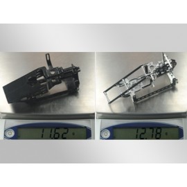 Aluminum/Carbon Fiber X Frame (Rotary Servo Mount) - BLADE 130X Aluminum/Carbon Fiber X Frame (Rotary Servo Mount) - BLADE 130X