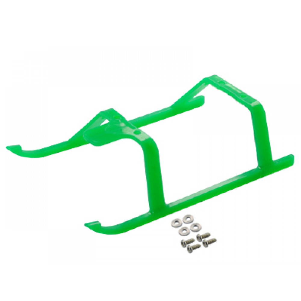 Molded Flexible Plastic Landing Gear (GREEN) - BLADE 130X/120 S / S2