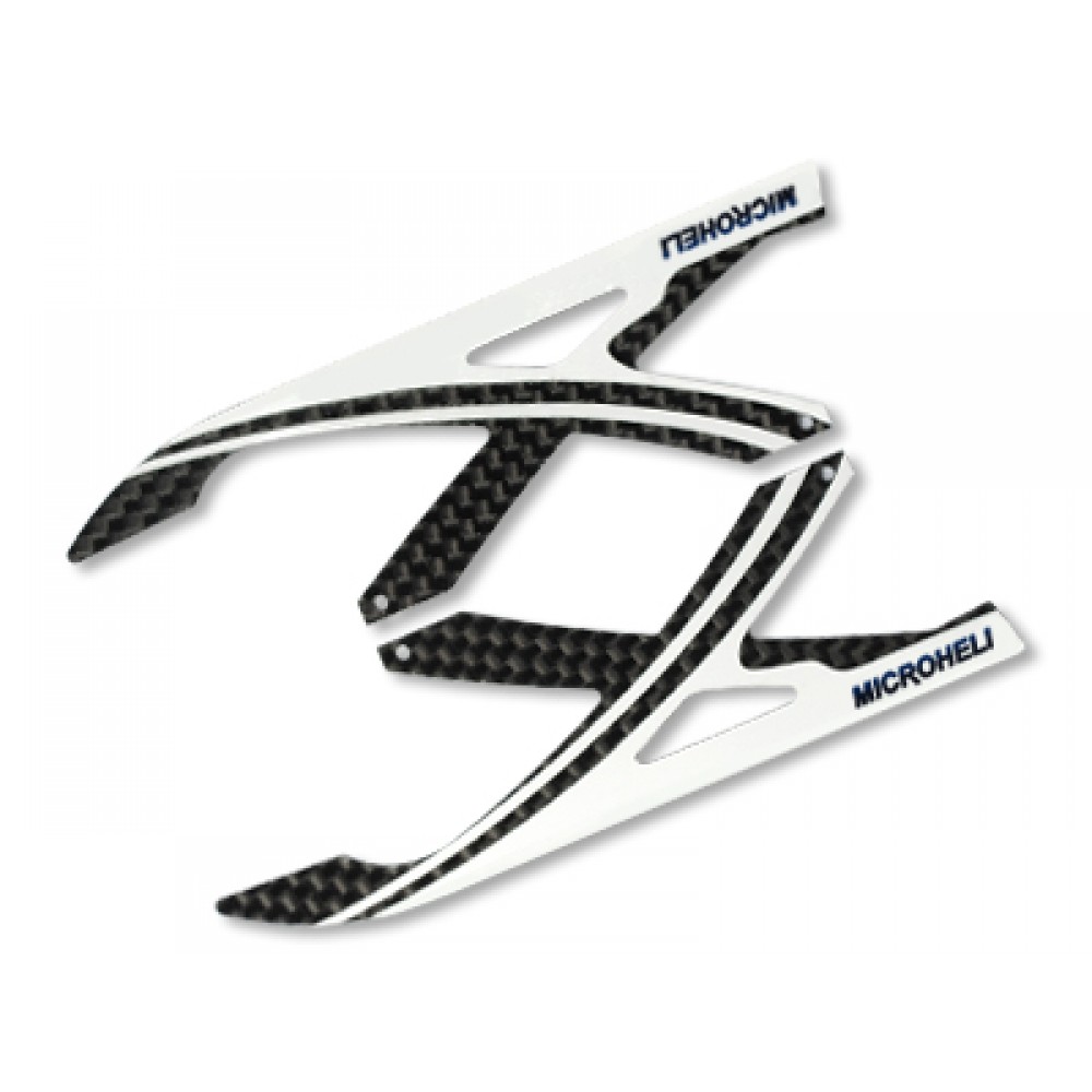 Carbon Fiber Landing Skids "X" Style (W) (for MICROHELI Landing Gear) Carbon Fiber Landing Skids "X" Style (W) (for MICROHELI Landing Gear)