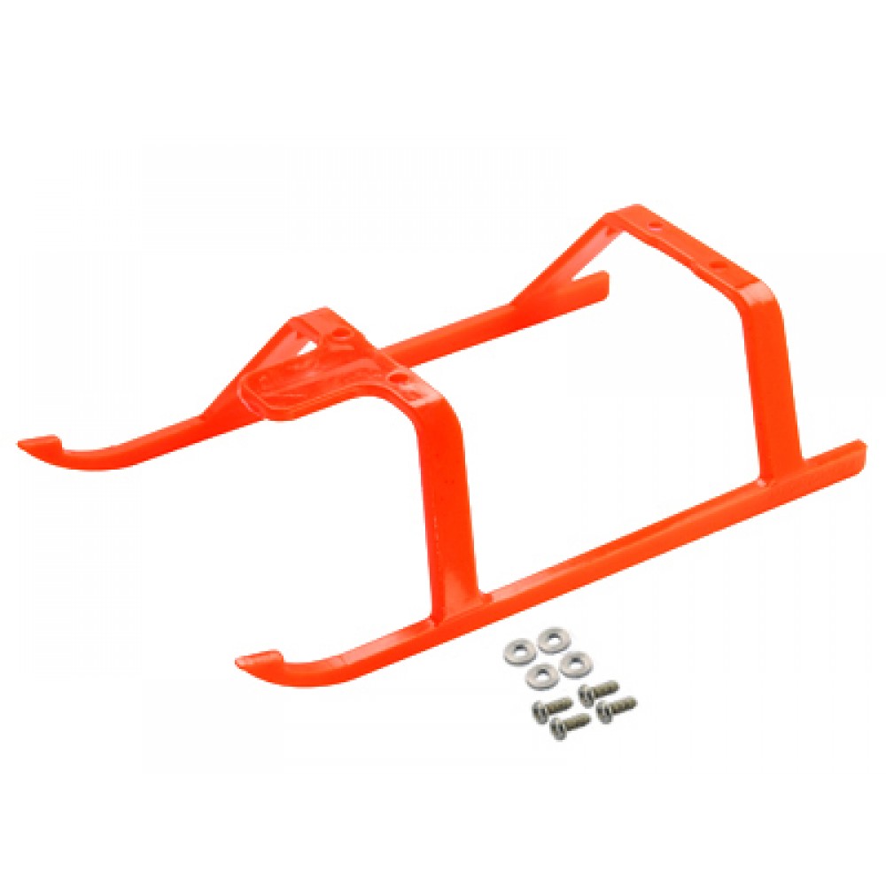 Molded Flexible Plastic Landing Gear (ORANGE) - BLADE 130X/120 S / S2