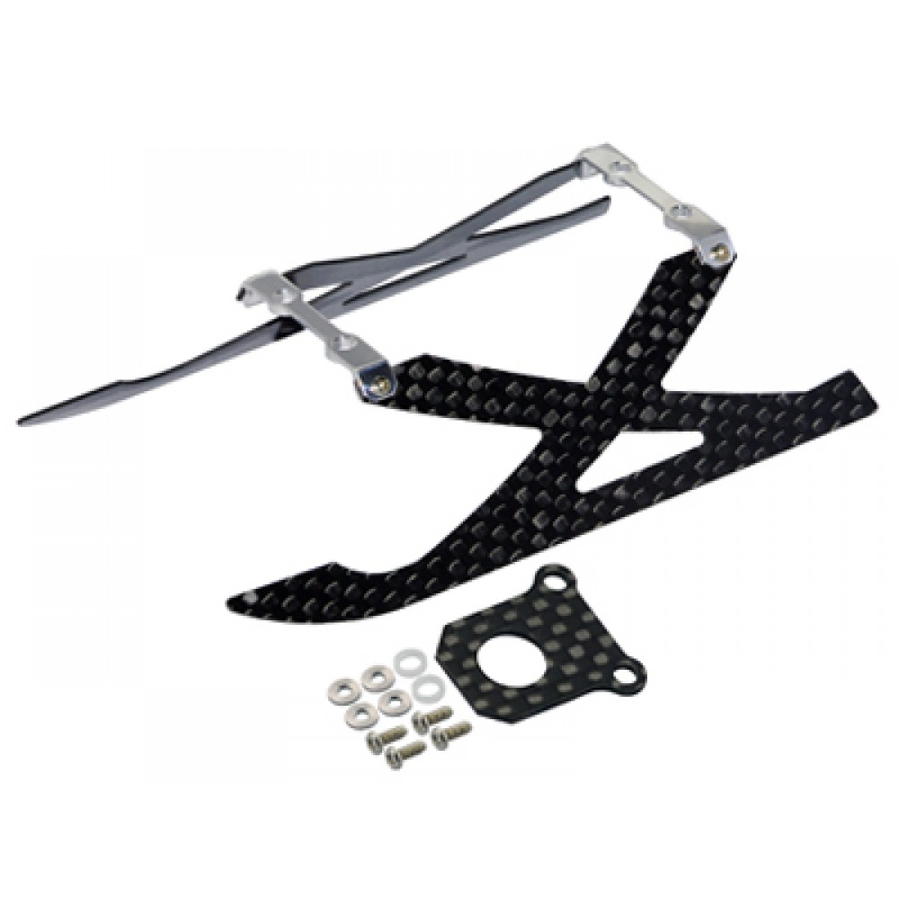 Aluminum/Carbon Fiber Landing Gear "X" Style - BLADE 130X