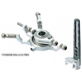 Titanium X Swashplate w/ Anti-Rotation Guide combo - BLADE 130X Titanium X Swashplate w/ Anti-Rotation Guide combo - BLADE 130X