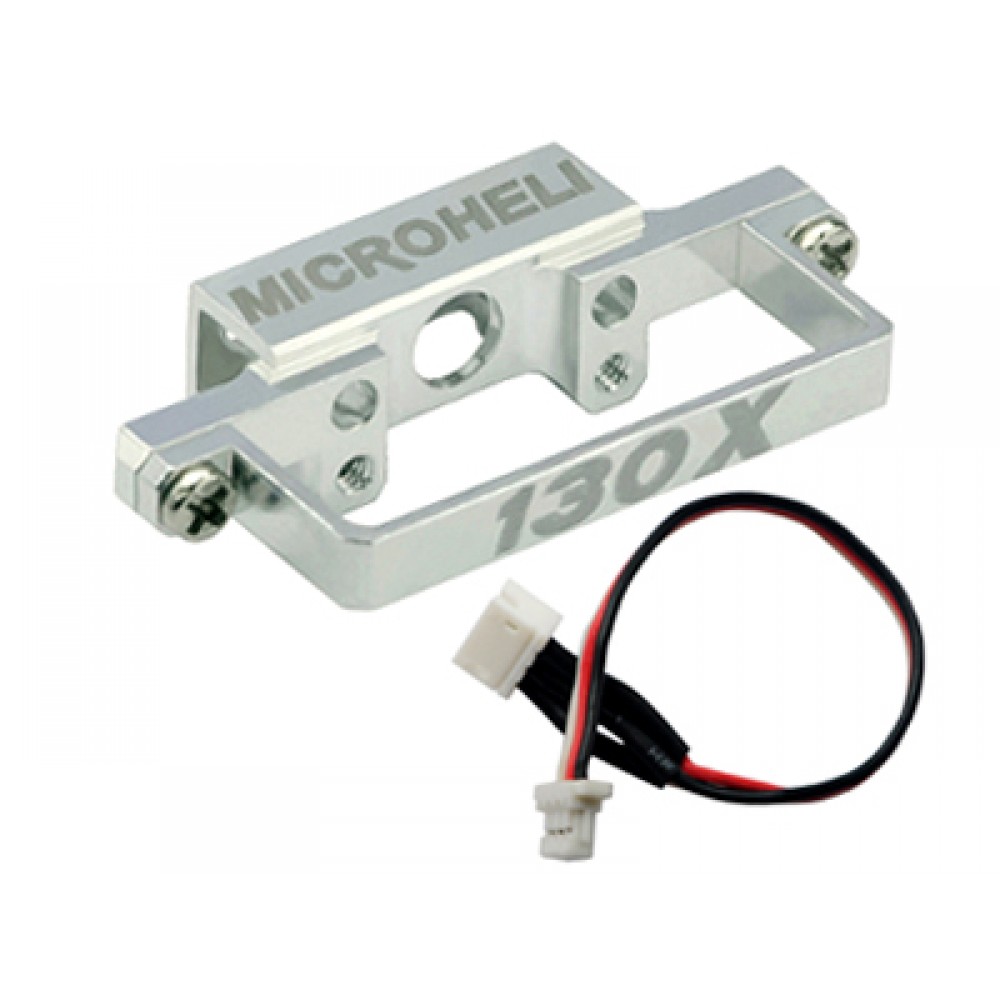 Aluminum DS35 Tail Servo Mount w/ Cable - BLADE 130X Aluminum DS35 Tail Servo Mount w/ Cable - BLADE 130X