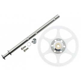 CNC Delrin Main Gear (BLACK) (for MH-130X067/069/X) CNC Delrin Main Gear (BLACK) (for MH-130X067/069/X)