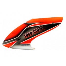 Airbrush Fiberglass Red Gopher Canopy - BLADE 130X Airbrush Fiberglass Red Gopher Canopy - BLADE 130X