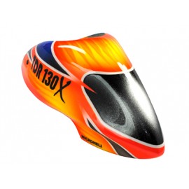 Airbrush Fiberglass Fire Attack TDR Canopy - BLADE 130X Airbrush Fiberglass Fire Attack TDR Canopy - BLADE 130X
