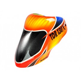 Airbrush Fiberglass Fire Attack TDR Canopy - BLADE 130X Airbrush Fiberglass Fire Attack TDR Canopy - BLADE 130X
