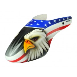 Airbrush Fiberglass Eagle Head Canopy - BLADE 130X Airbrush Fiberglass Eagle Head Canopy - BLADE 130X
