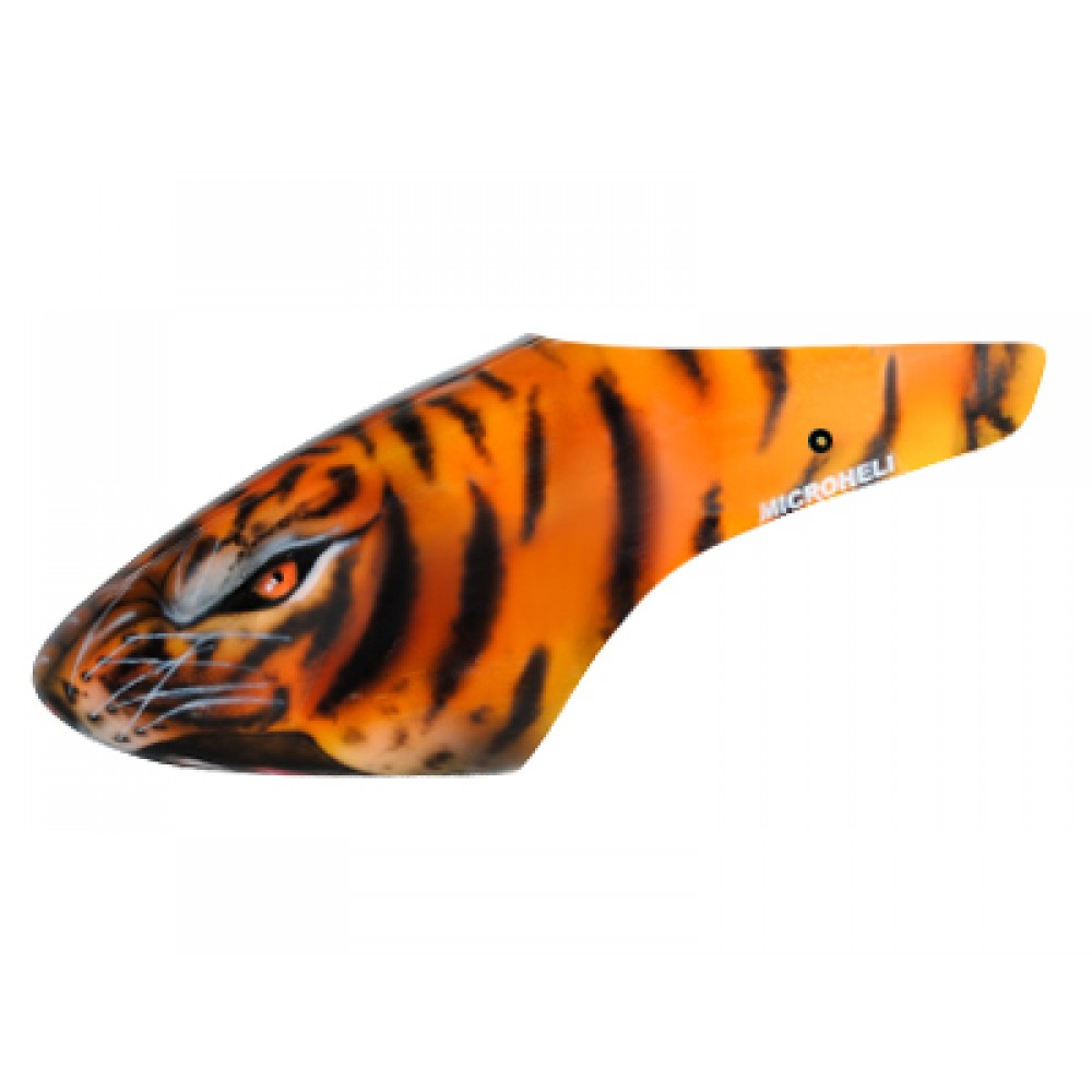 Airbrush Fiberglass Tiger Canopy - BLADE 130X