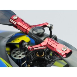Main Blade Grip w/ Thrust Bearing/Titanium Ball (RED) - BLADE 130X Main Blade Grip w/ Thrust Bearing/Titanium Ball (RED) - BLADE 130X