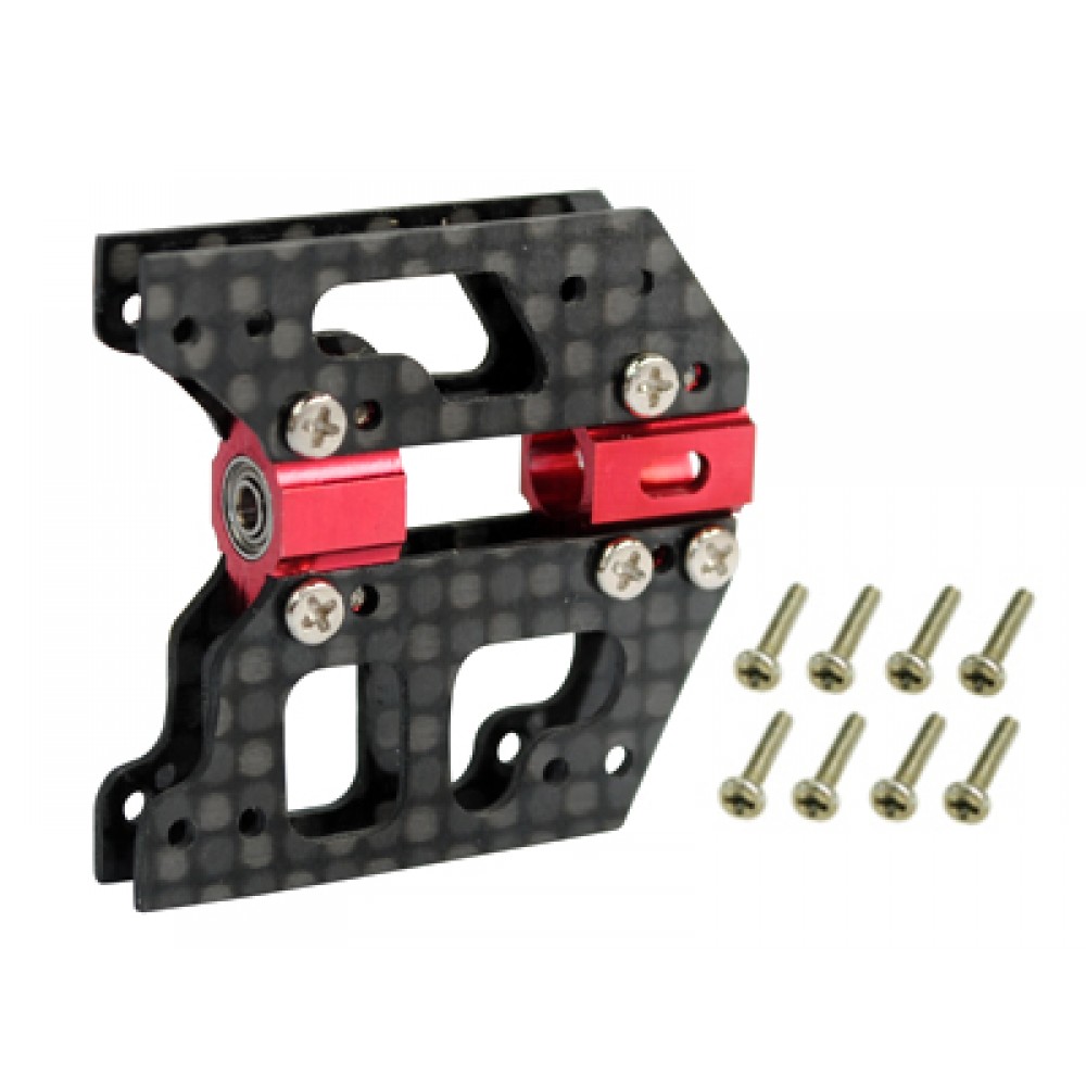 Aluminum/Carbon Fiber Tail Boom Mount set (R)(for MH TBR series)