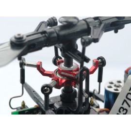 Precision CNC Titanium Swashplate (RED) - BLADE 130X