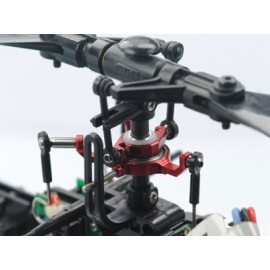 Precision CNC Titanium Swashplate (RED) - BLADE 130X