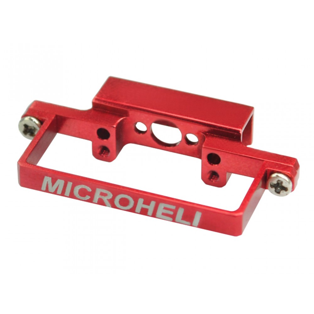 Aluminum Tail Servo Mount Square (RED) (for MH-DS002HV)