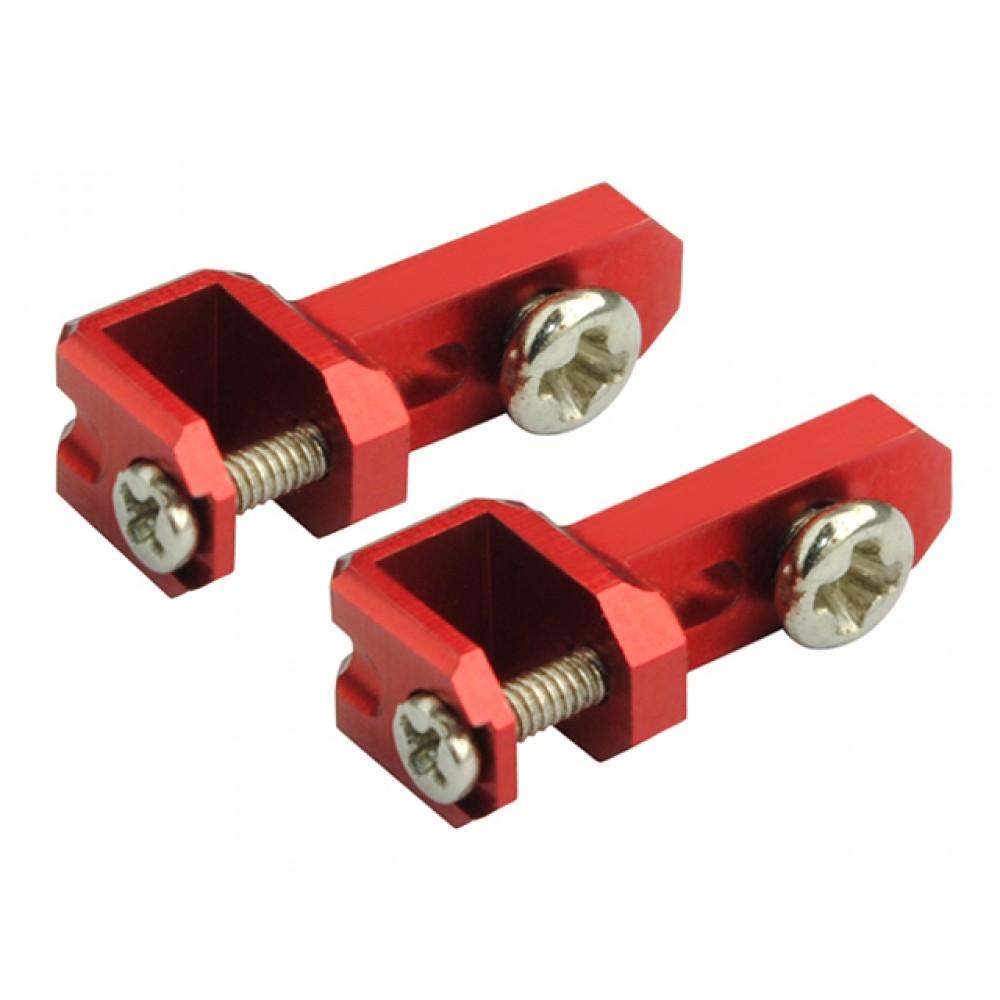 Aluminum Tail Servo Mount Square (RED) (for MH-DS002HV)