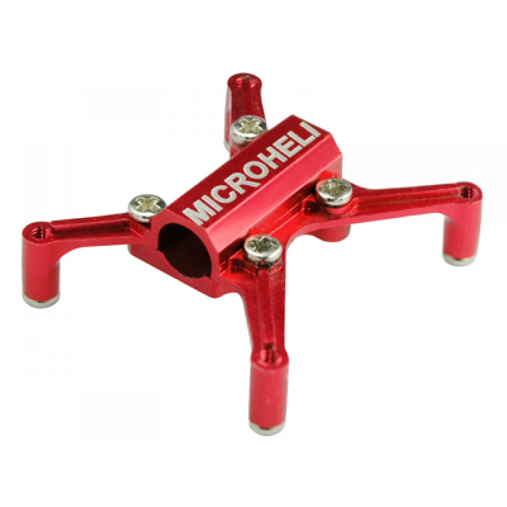 Aluminum Tail Servo Mount Round (RED) (for MH TBR series)