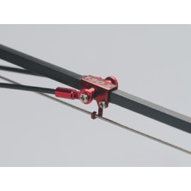 Aluminum Tail Boom Support Mount (RED) - BLADE 130X