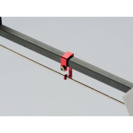 Aluminum Tail Push Rod Support (RED) - BLADE 130X