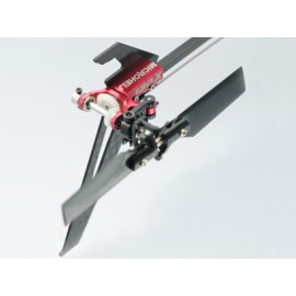 Precision CNC Aluminum Tail Gear Case (Square)(RED) - BLADE 130X