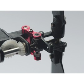 Double Bearing Aluminum Tail Pitch Lever (RED) - BLADE 130X