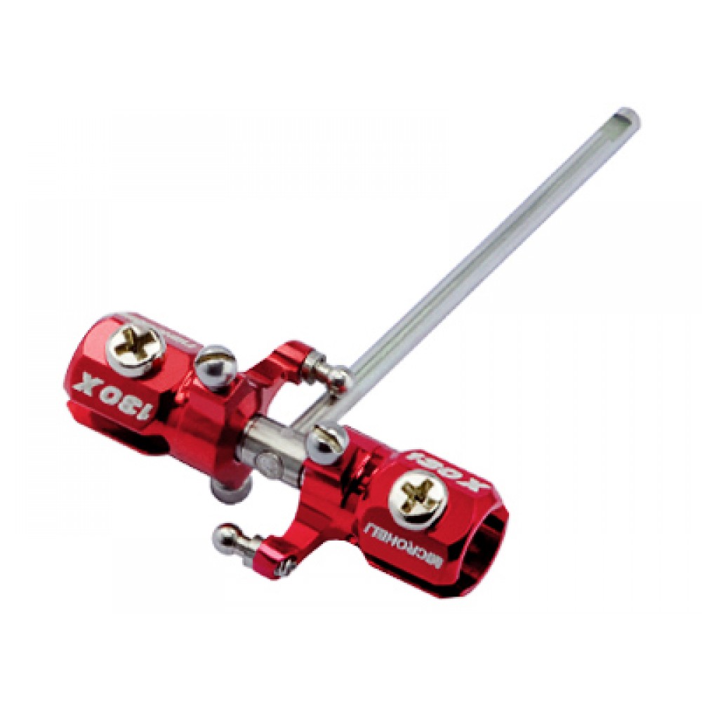 Double Bearing Weighted Tail Blade Grip combo (RED) - BLADE 130X