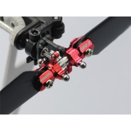Double Bearing Weighted Tail Blade Grip combo (RED) - BLADE 130X