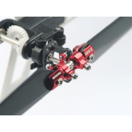 Double Bearing Weighted Tail Blade Grip combo (RED) - BLADE 130X