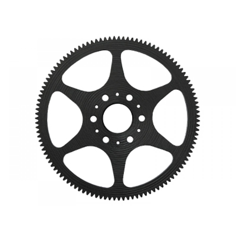CNC Delrin Main Gear (BLACK) (for MH-130X067/069/X) CNC Delrin Main Gear (BLACK) (for MH-130X067/069/X)
