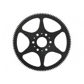 CNC Delrin Main Gear (BLACK) (for MH-130X067/069/X) CNC Delrin Main Gear (BLACK) (for MH-130X067/069/X)