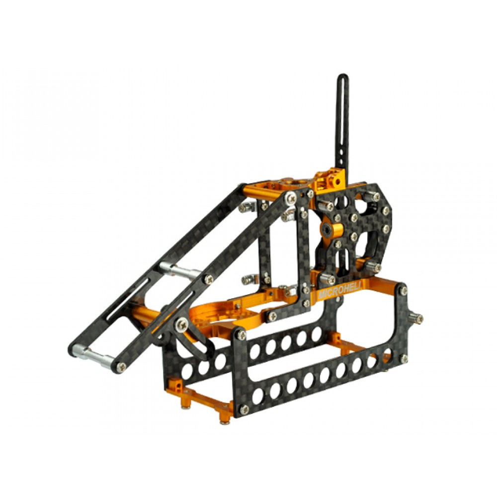 Aluminum/Carbon Fiber X Frame (GOLD) - BLADE 130X Aluminum/Carbon Fiber X Frame (GOLD) - BLADE 130X