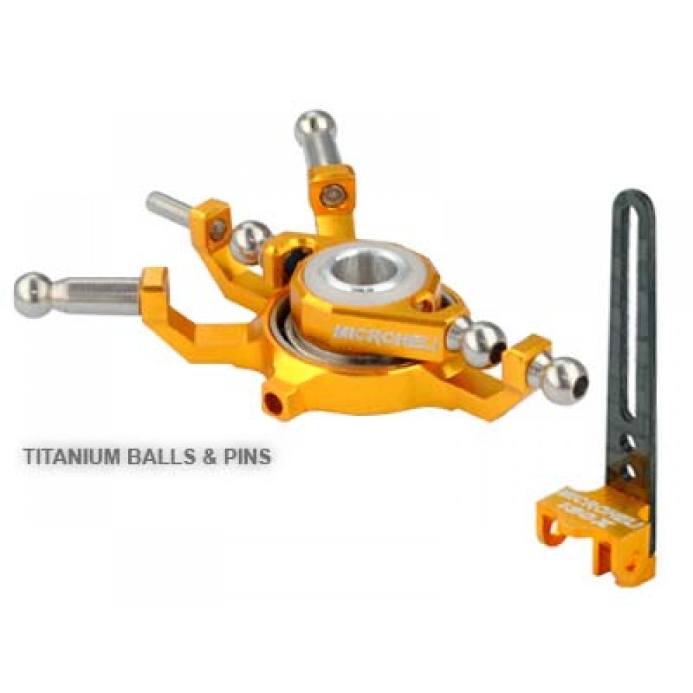 Titanium X Swashplate w/ Anti-Rotation Guide combo (G) - BLADE 130X Titanium X Swashplate w/ Anti-Rotation Guide combo (G) - BLADE 130X