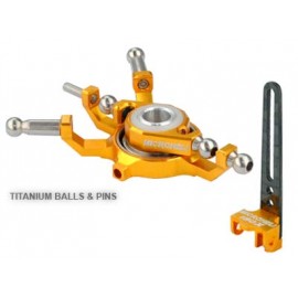 Titanium X Swashplate w/ Anti-Rotation Guide combo (G) - BLADE 130X Titanium X Swashplate w/ Anti-Rotation Guide combo (G) - BLADE 130X