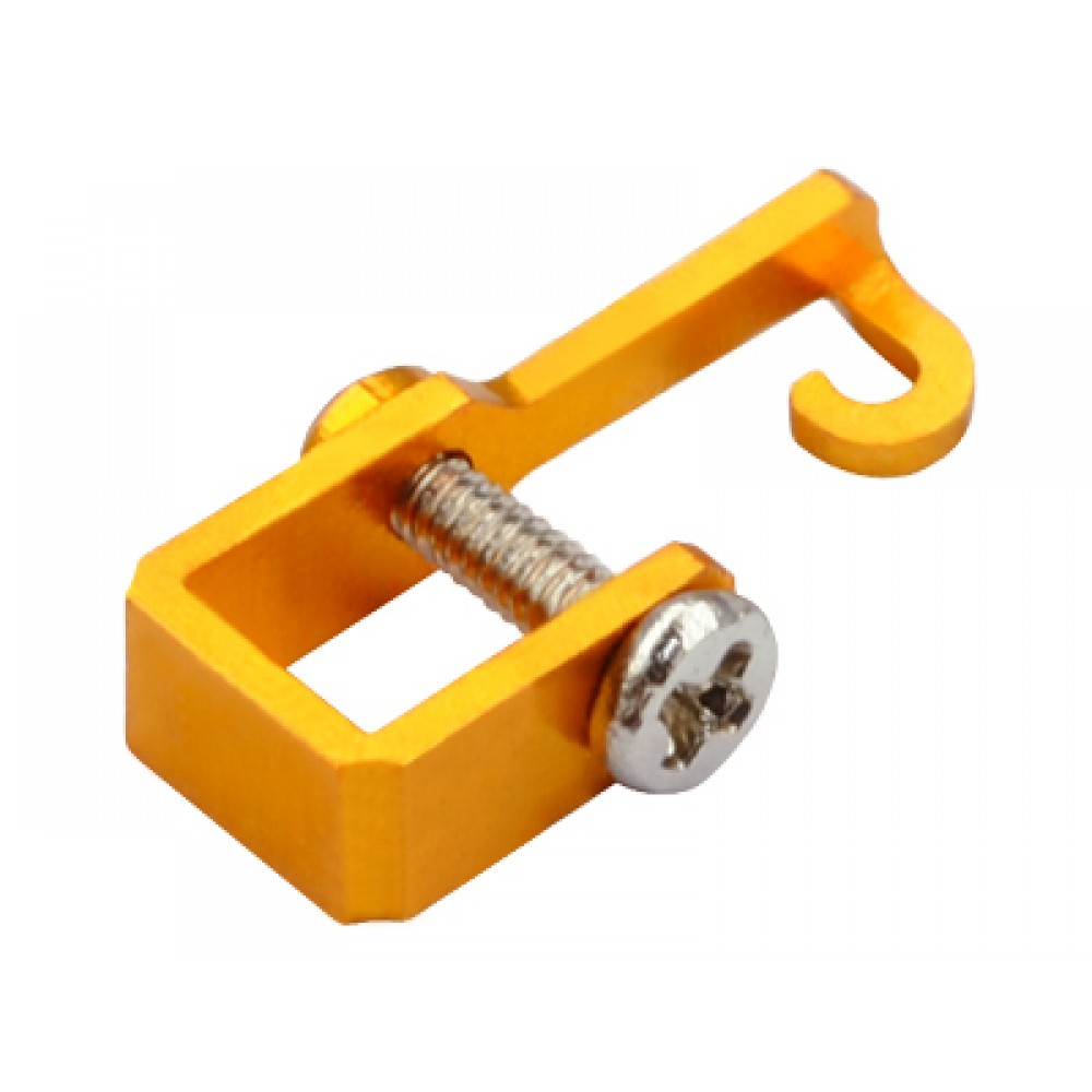 Aluminum Tail Push Rod Support (GOLD) - BLADE 130X