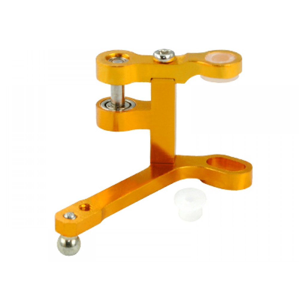 Double Bearing Aluminum Tail Pitch Lever (GOLD) - BLADE 130X