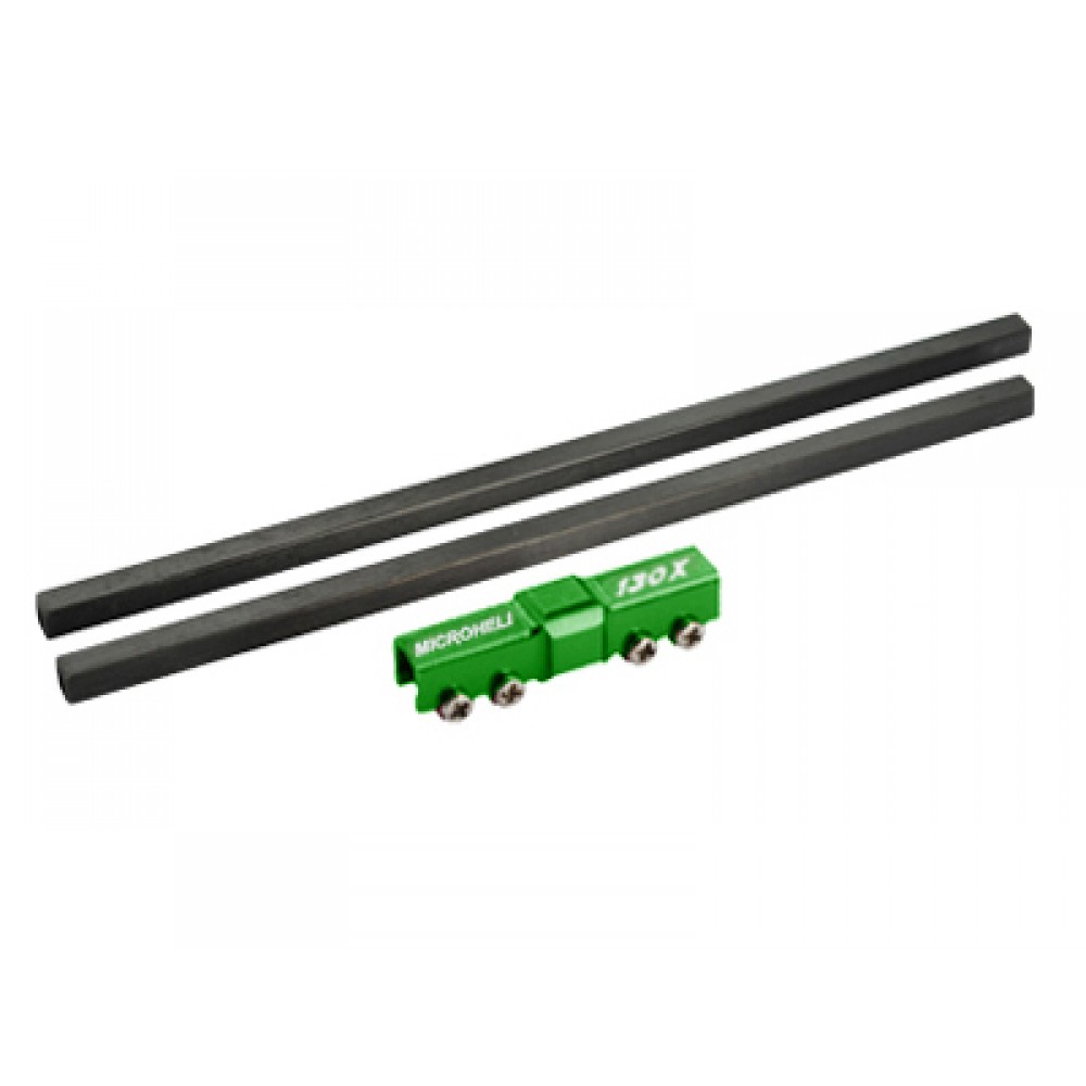 Aluminum 3rd Bearing Tail Drive Shaft Support (GREEN) (for MH Tail Boom combo) Aluminum 3rd Bearing Tail Drive Shaft Support (GREEN) (for MH Tail Boom combo)