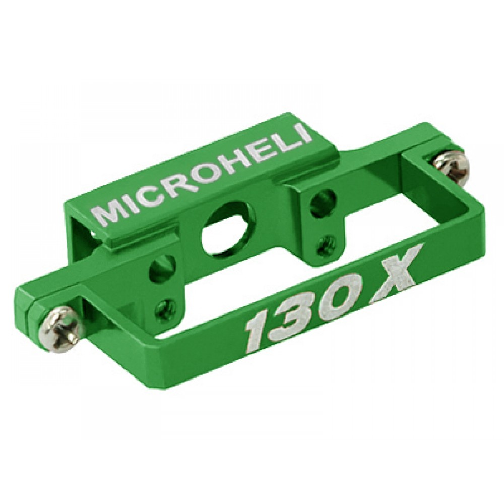 Aluminum DS35 Tail Servo Mount (GREEN) - BLADE 130X