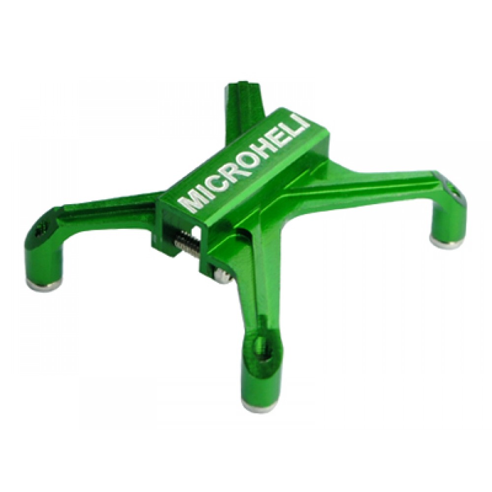 Aluminum Tail Servo Mount (GREEN) - BLADE 130X