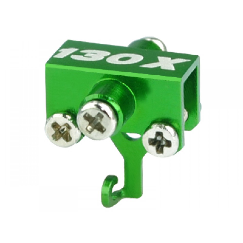 Aluminum Tail Boom Support Mount (GREEN) - BLADE 130X