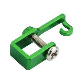 Aluminum Tail Push Rod Support (GREEN) - BLADE 130X