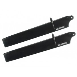 Long Bullet Plastic Main Blade 150mm (BLACK) - BLADE 130X