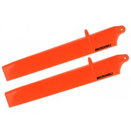 Long Bullet Plastic Main Blade 150mm (ORANGE) - BLADE 130X