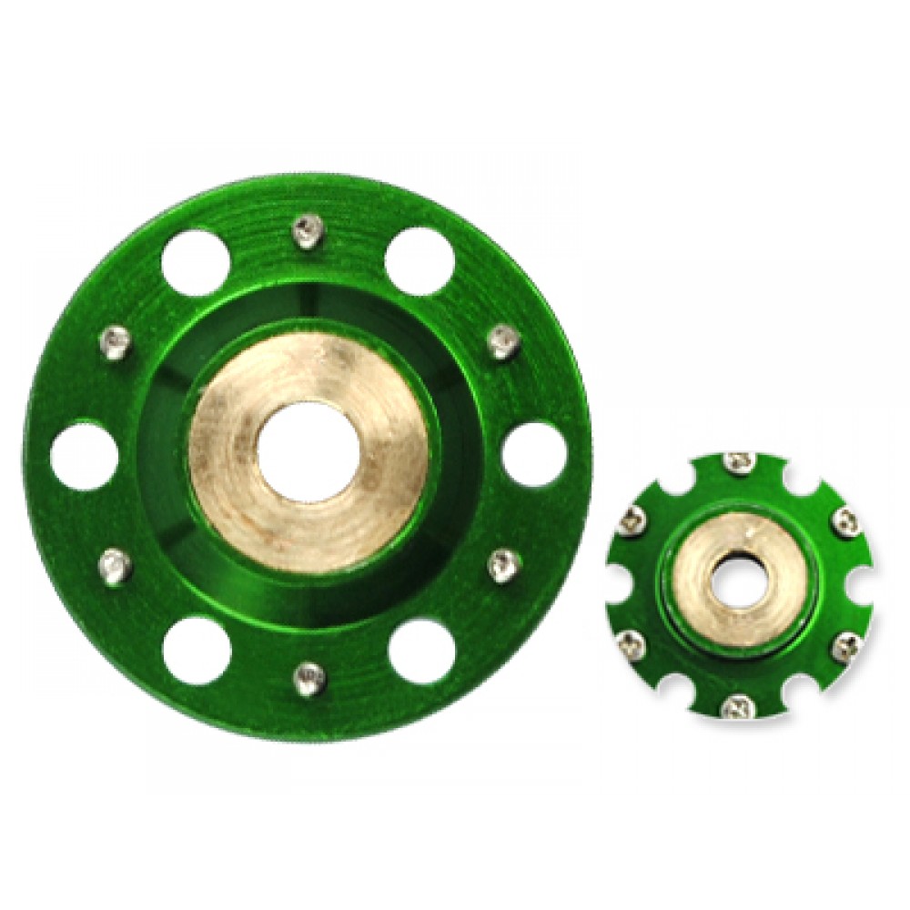 Aluminum Auto-Rotation Hub (GREEN) (for MH-130X367/X) Aluminum Auto-Rotation Hub (GREEN) (for MH-130X367/X)